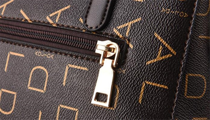 Moda inglês carta bolsa feminina couro do plutônio borla alça superior saco de o