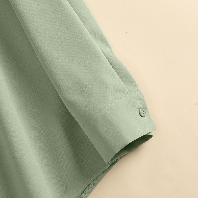 Camisas sólidas elegantes blusa assimétrica feminina 2025 zanzea casual rendas a