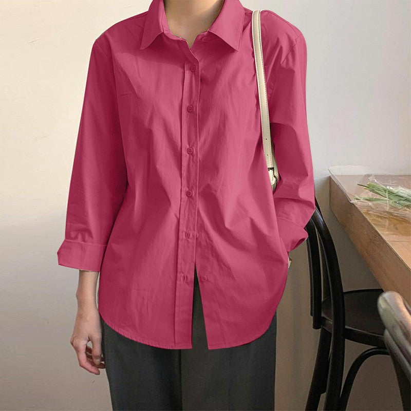 Camisas sólidas elegantes blusa assimétrica feminina 2025 zanzea casual rendas a